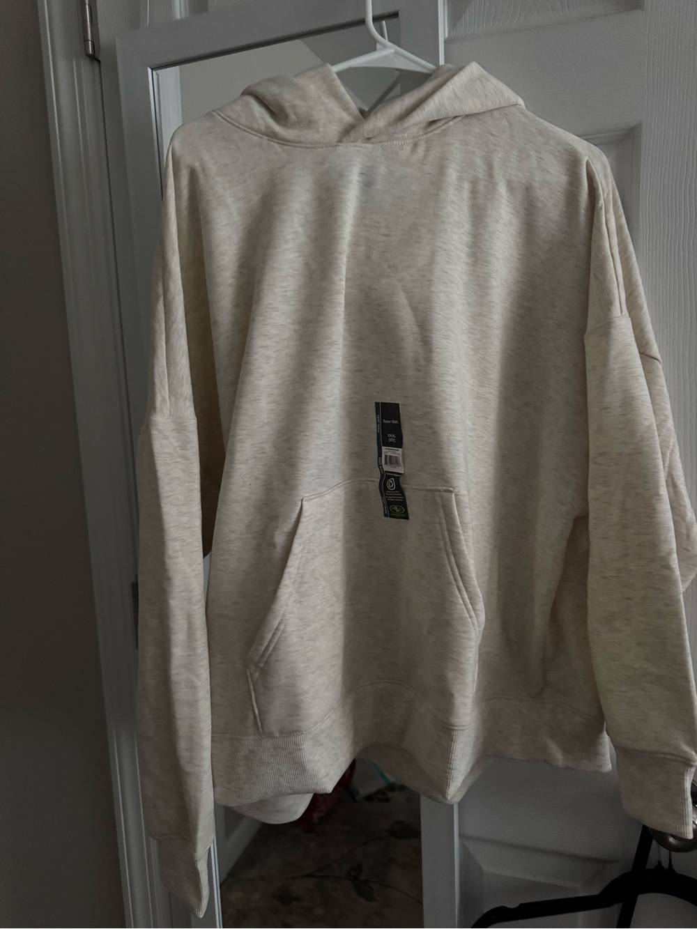 Athletic Works Light Oatmeal Pullover Hoodie